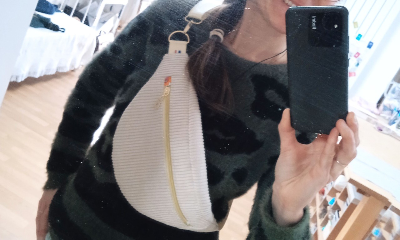 sac banane surmesure en velours