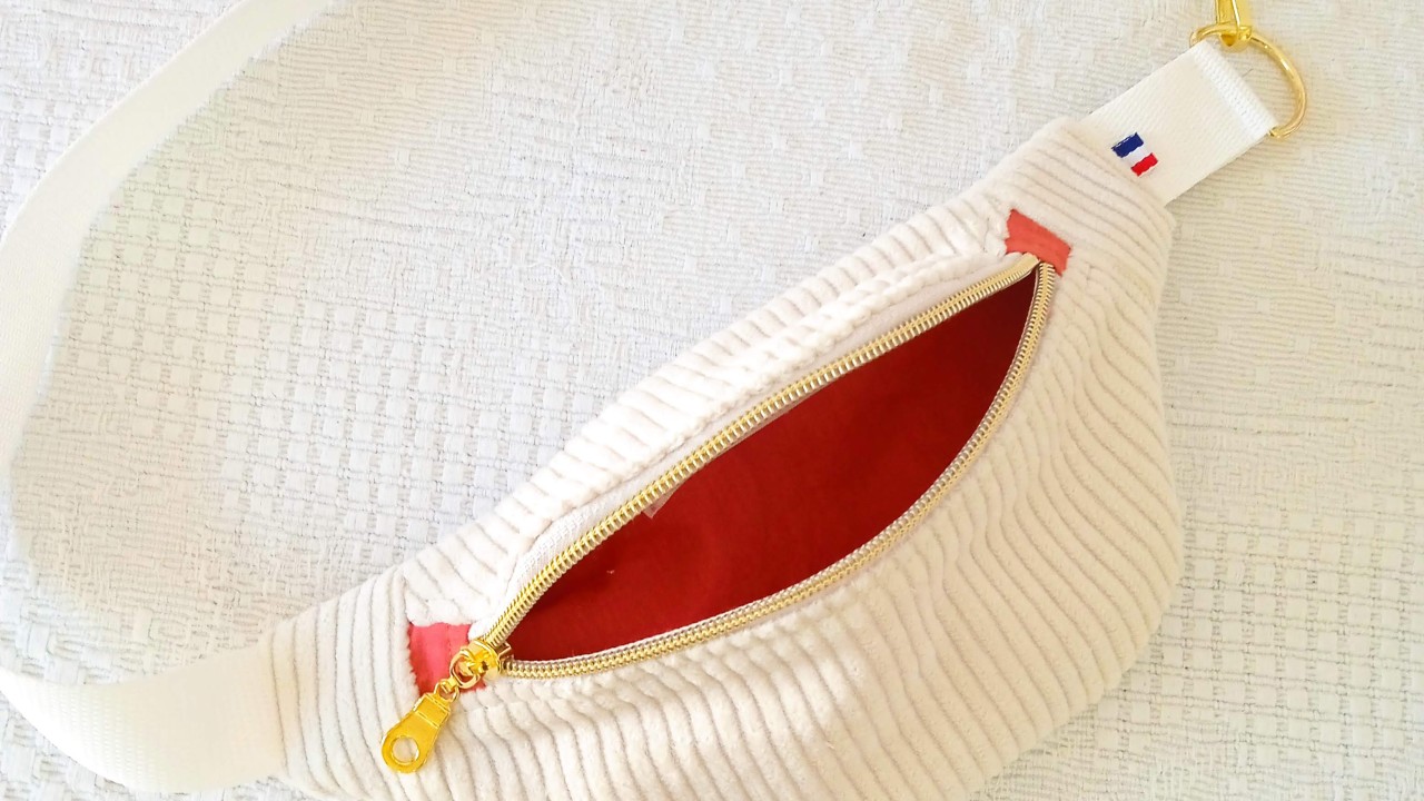 sac banane taille mini fait main à l'atelier