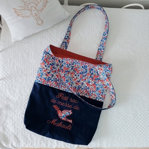 Sac de messe ou de catéchisme personnalisé pour enfant