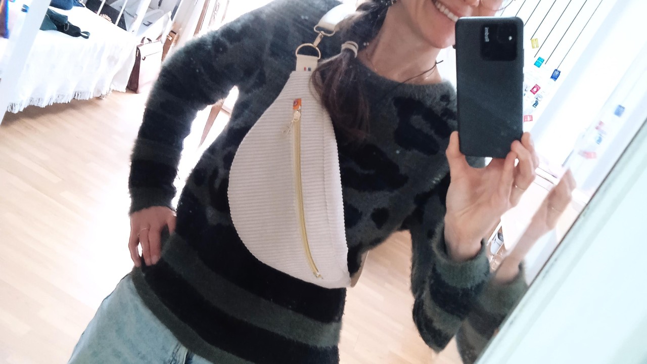 sac banane bandoulière taille XL