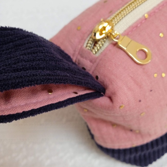 Trousse de toilette Astrid version Cocooning! à personnaliser