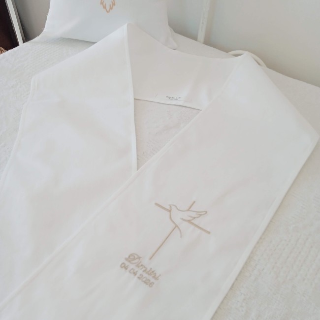 motif de broderie religieux pour cadeau souvenir d'un sacrement catholique