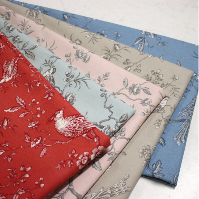 sac polochon en tissu épais inspiration toile de jouy