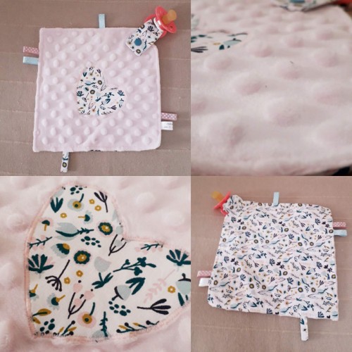 doudou plat personnalisé avec broderie , cadeau de naissance fait main, utile et durable! doudou plat personnalisé, cadeau de naissance fait main, utile, durable et pas cher