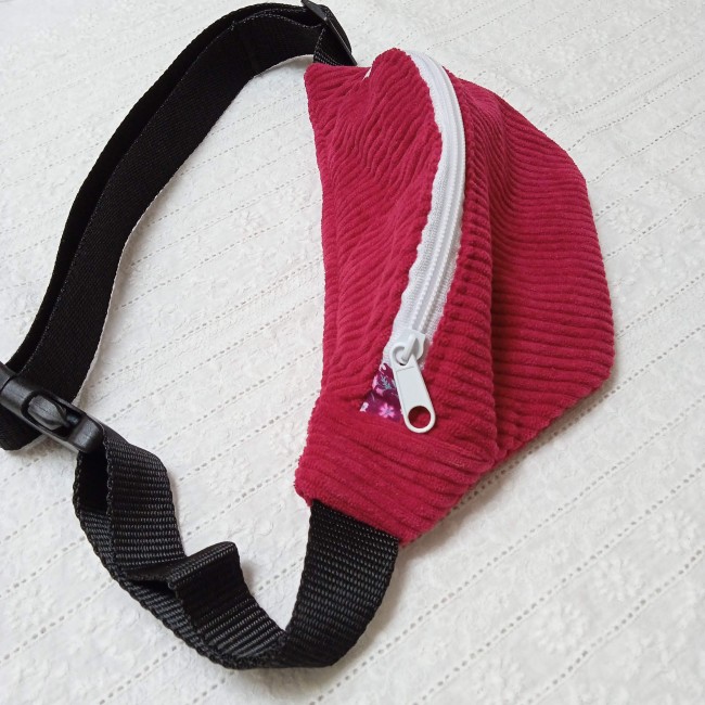 sac banane bandoulière adulte ou enfant, fait main, personnalisable, couleur au choix, velours ou toile canvas