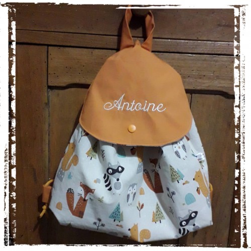 sac à dos enfant personnalisé (naissance, nounou, crèche, maternelle)