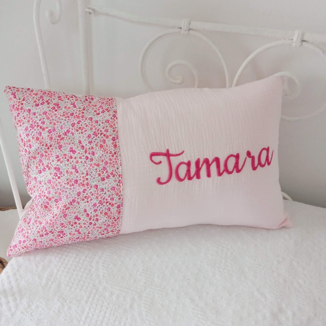 coussin de sieste enfant, idéal pour la maternelle! à assortir au sac de sieste!