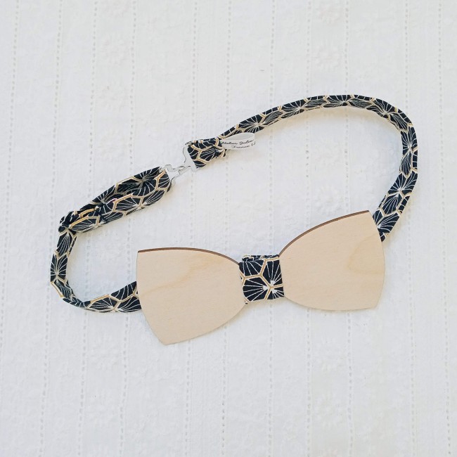 Noeud pap en bois (liberty au choix!)