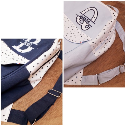 sac à dos maternelle fait main, tissu au choix, personnalisé avec broderie prénom ou dessin, zippé et doté de bretelles ajustable sac à dos maternelle fait main, tissu au choix, personnalisé avec broderie prénom ou dessin, zippé et doté de bretelles ajustable