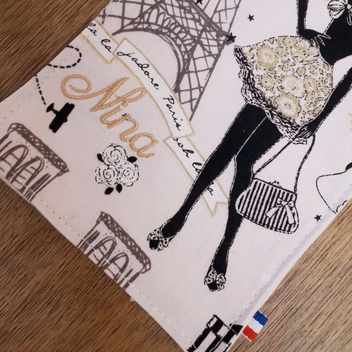 étui à brosse à dent liberty! doublure étanche, tissu au choix, personnalisable avec broderie du prénom