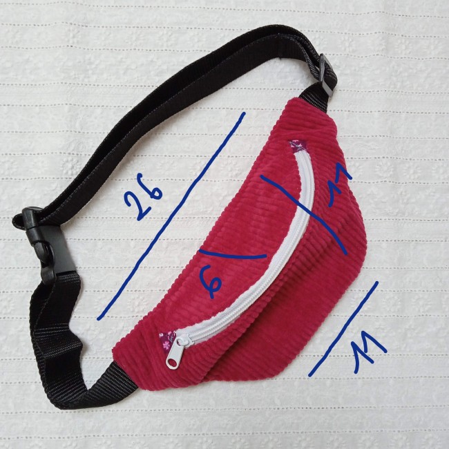 sac banane bandoulière adulte ou enfant, fait main, personnalisable, couleur au choix, velours ou toile canvas