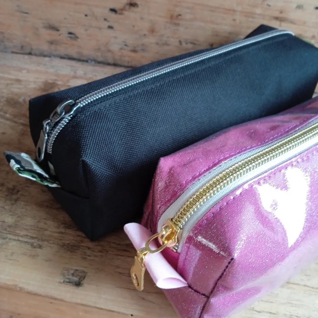 trousse à crayons en toile outdoor ou vinyl paillette (couleur au choix!) | Atelier Jules & Alice