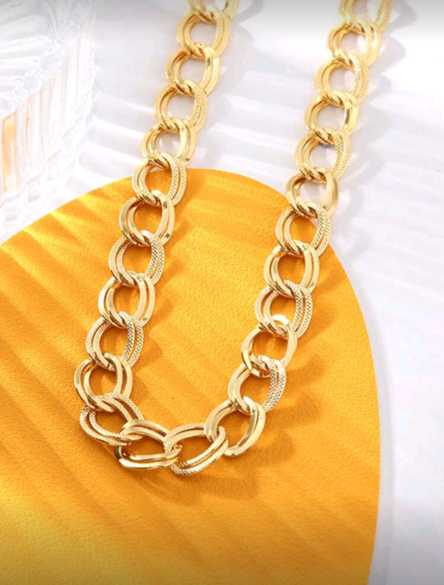 Collier maille en acier inoxydable