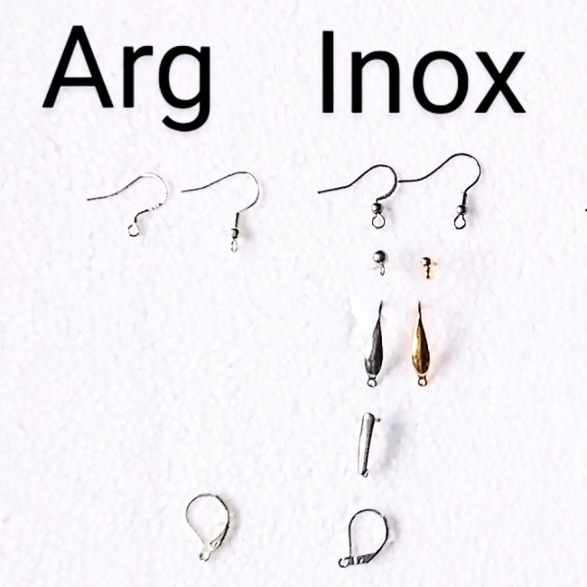 Différentes accroches de boucles d'oreille 