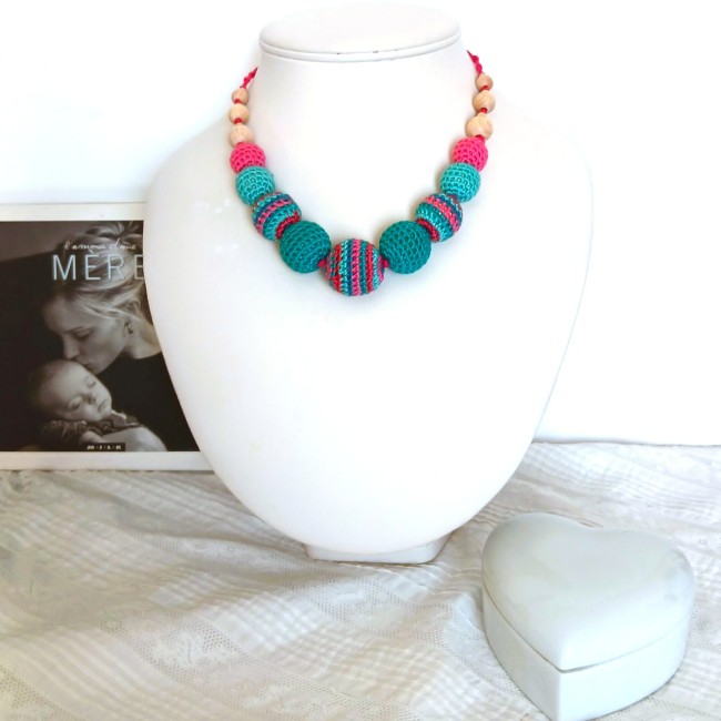 Collier d'aide au portage ou allaitement, cadeau pour jeunes mamans