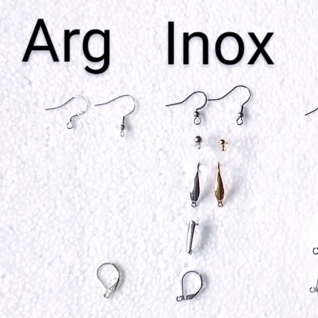 différentes accroches argent ou inox
