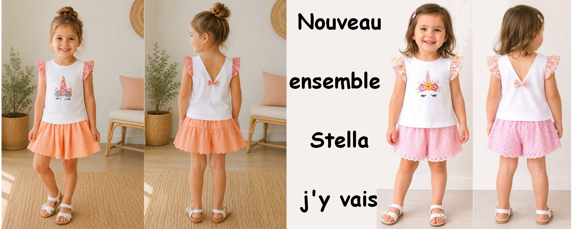Nouveauté ensemble Stella|4pommes