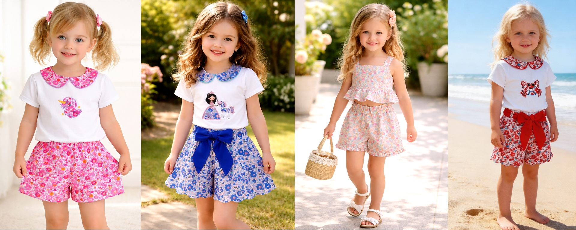 ensembles short et haut Liberty portés|4pommes