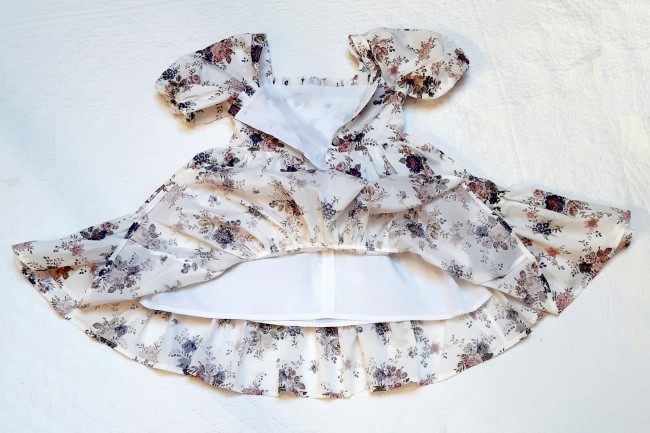 vue doublure robe Manon Liberty Sussex | 4 pommes