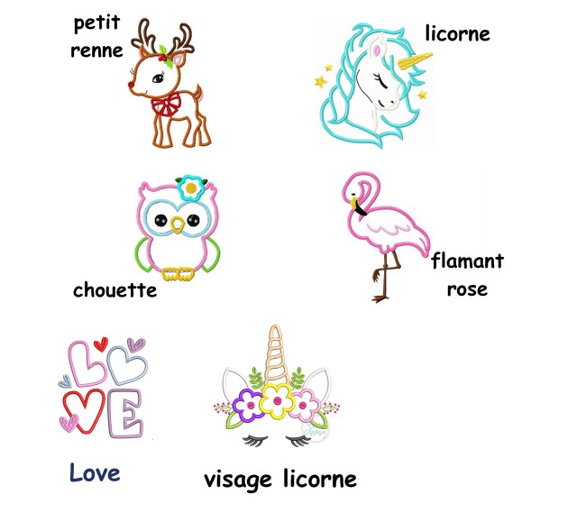 petits animaux en appliqué Liberty|4pommes