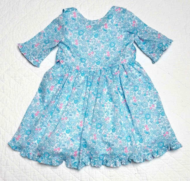 vue devant robe Victoria  Liberty Betsy kiss | 4pommes