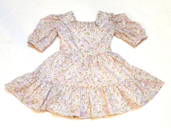 dos robe Eugenie Liberty Betsy lilas or irise | 4pommes