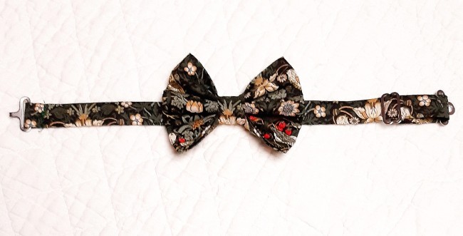 Nœud papillon Liberty pour homme et enfant strawberry thief forest