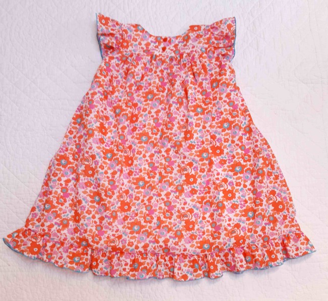 vue dos robe Sidonie smocks Liberty Betsy clémentine|4pommes