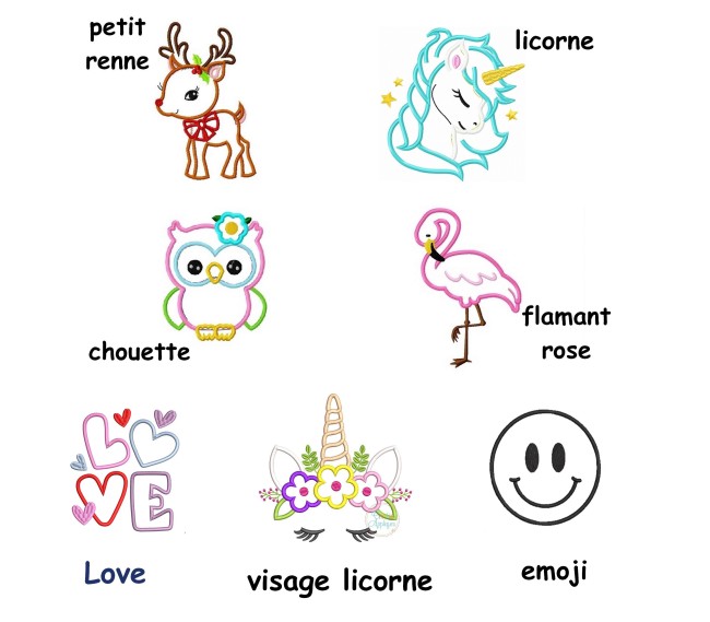 petits animaux en appliqué Liberty|4pommes