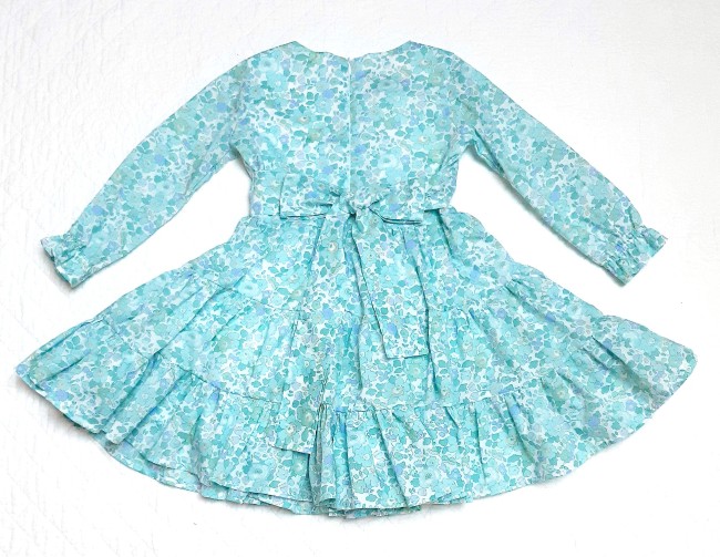 robe Carmen Betsy splash dos noeud