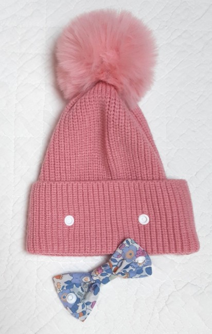 vue noeud amovible bonnet Betsy lavender|4pommes