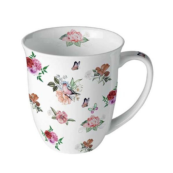 Mug, tasse porcelaine AMBIENTE 10.5 cm 0.4 l CHARLOTTE
