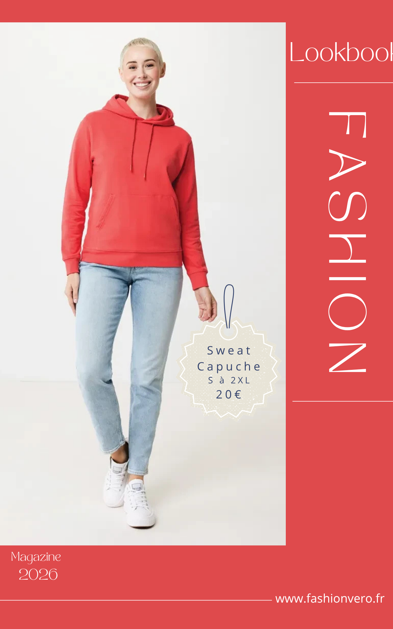 Sweat à capuche unisexe