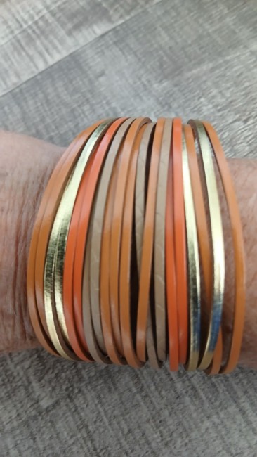 Bracelet en cuir Style Bohème Vintage