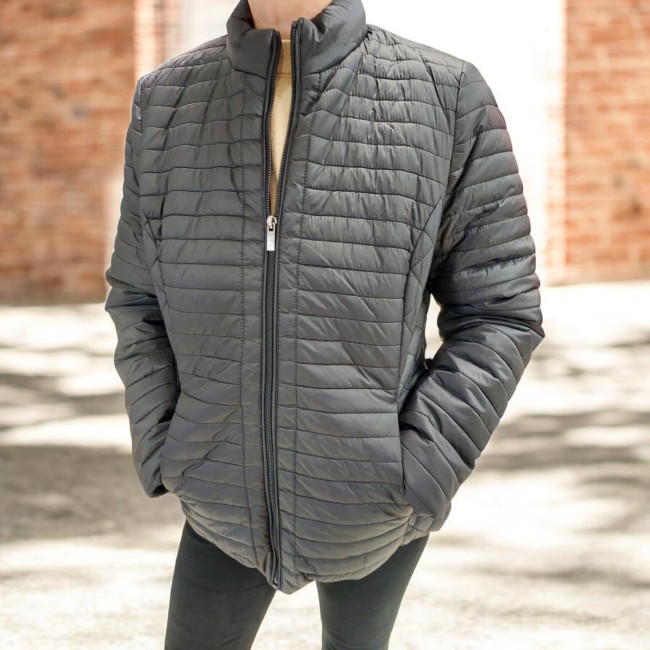 Blouson Matelassée avec Col Montant