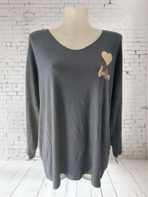 Pull léger coeur Bohème