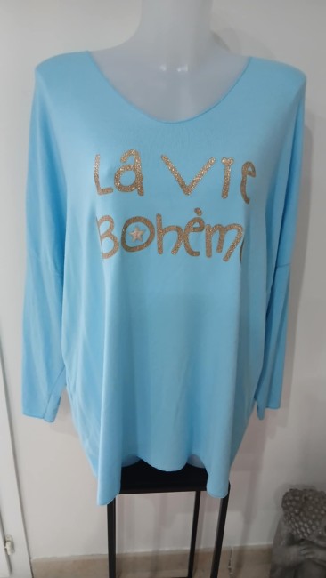 Pull léger « La vie bohème »