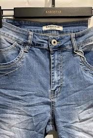 Pantacourt Jeans Karostar détail poches