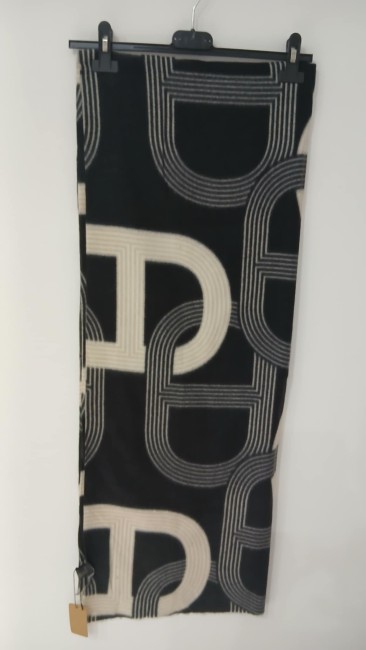 Écharpe imprimé géométrique rond