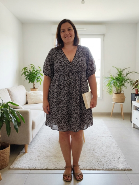 Robe à petites fleurs