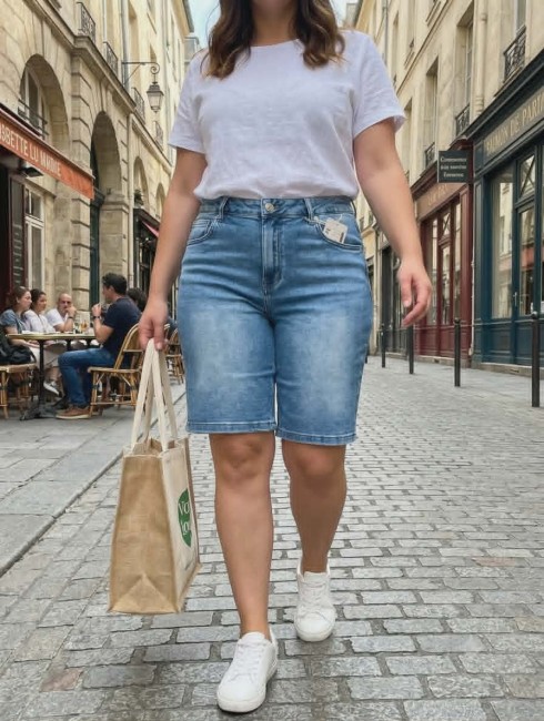 Bermuda Wide Leg Capri