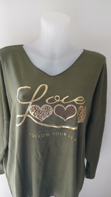 Pull léger coeur Love