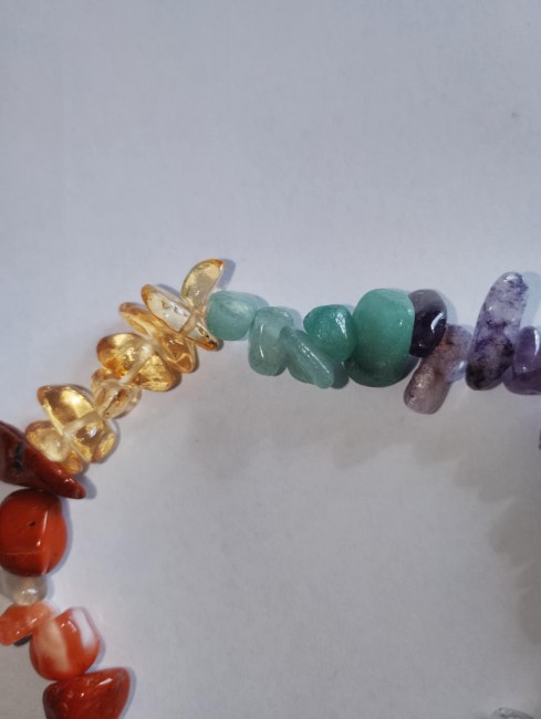 Bracelet chips 7chakras