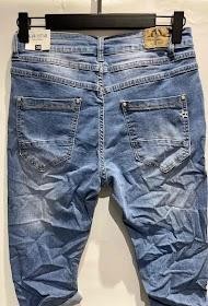 Pantacourt Jeans Karostar détail poches