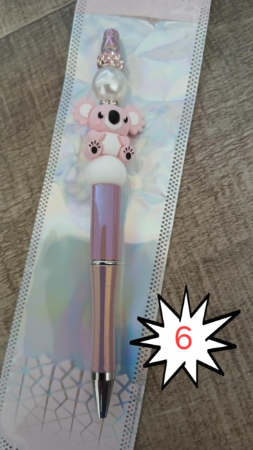 Stylos avec des perles
