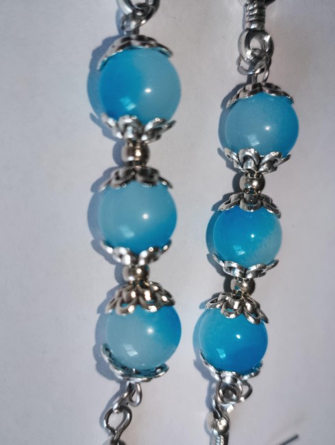 Boucles d'oreilles pendantes plumes