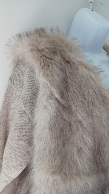 Gilet fausse fourrure sans manche