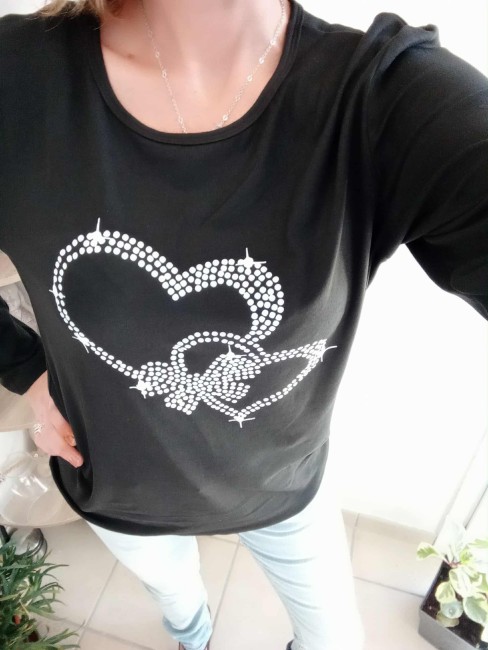 Tee-Shirt impression coeur