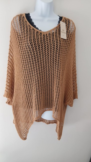 Pull en maille manches chauve-souris