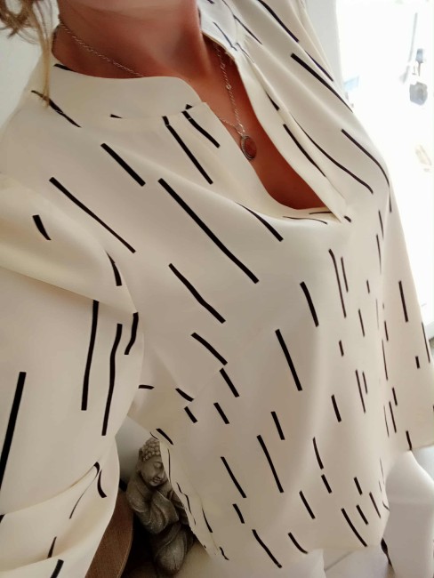 Chemisier encolure V